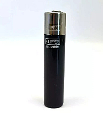 Clipper Lighter Gas Refillable Mixed Solid  Colour Black