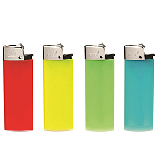 Clipper super lighter Brio large translucent  set of four x 2 8  great lighters