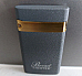 Zico/Broad  jet  lighter gas refillable slimline  grey and gold with 18ml purif