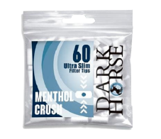 300 Dark Horse Menthol Crush Ultra Slim Filter Tips – Tobacco Cigarette Rolling