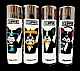 Clipper super lighter gas refillable collectable,set of 4 x 2 =8 great lighters