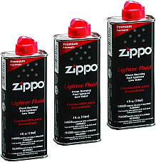 3x Zippo Premium Lighter FLUID Cigarette Genuine Petrol Refill 125ml
