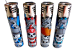 clipper lighters  Jet flame Hat skulls set of 4  WINDPROOF Adjustable x 2 8 lig