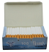 500x Memphis Premium Charcoal Filter Tubes King Size Cork  Blue