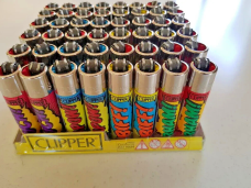 CLIPPER LIGHTERS wholesale  48 lighters   Cartoon quotes  plus 50 disposable