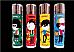 Clipper super lighter gas refillable collectable,set of 4  x 2 =8 great lighters