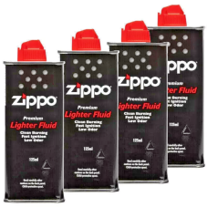 4x Zippo Premium Lighter FLUID Cigarette Genuine Petrol Refill 125ml fast shippi