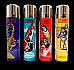 Clipper super lighter gas refillable collectable,set of 4  x 2 8 great lighters