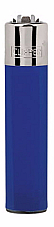 2 x Clipper super lighter gas refillable collectable, solid blue