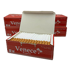 500x Venece Premium Regular Filter Tubes King Size  Red