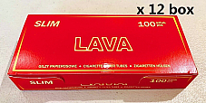 Lava Premium Filter Tubes Slim Red 6.5 MM 1200  FREE SHIPPING