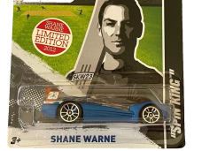 Hot Wheels 2012 Shane Warne Spin King Blue Limited Edition free post