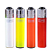 4 X Clipper Lighters. set of 4 Lighters  comes with a tube of 6 Clipper flints