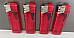 4 X large  Electronic Lighters gas refillable lighters comes with 18ml gas refil