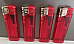 4 X large  Electronic Lighters gas refillable lighters comes with 18ml gas refil