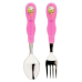 1 set Zak Shopkins Cutlery = 2 Piece Cutlery Set PINK Brand New fast free post