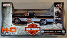 Maisto- Harley-Davidson Custom 1967 Chevrolet EL Camino 1:64 Die-Cast