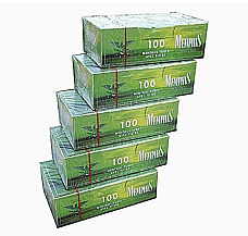 500x Memphis Premium Menthol Filter Tubes King Size Cork  Green High Quality fas