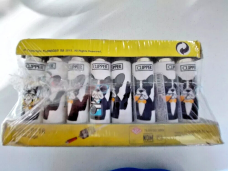 CLIPPER LIGHTERS wholesale  48 lighters   French Bulldog plus 50 disposable